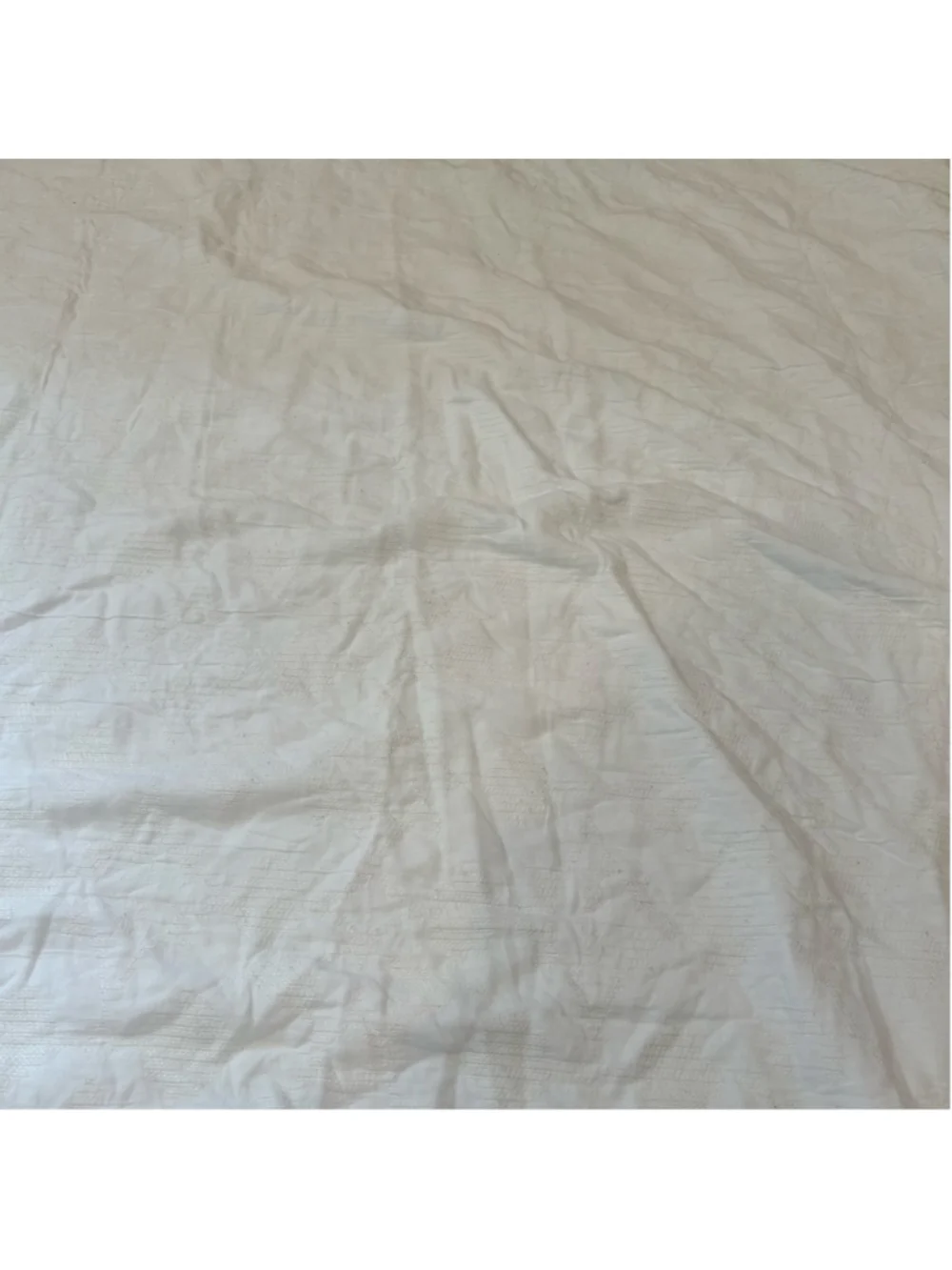 Pottery Barn White Full/Queen Duvet Cover Textured Full/Queen Minimalist